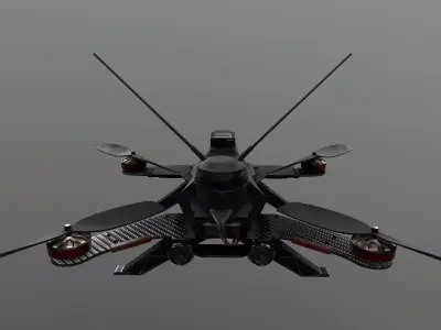 Drone Valkyrie S2 Low-poly 3D model