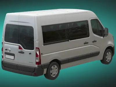 Nissan NV400 Minibus L2H2 3D model