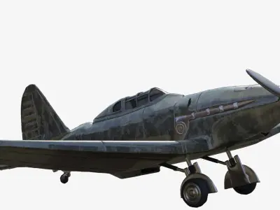 Sukhoi SU-1 plane 3D model