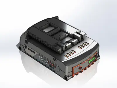 Bateria Bosch GSB 180 LI Battery 3D model