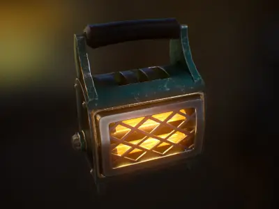 Heater 01  Low-poly 3D model