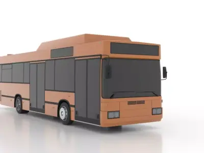 Mercedes-Benz O405N2K CNG Low Low-poly 3D model