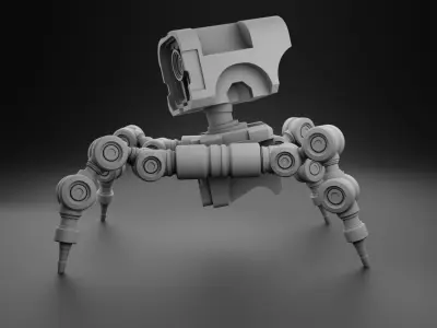 Robot tank 3D Print model 3D print model