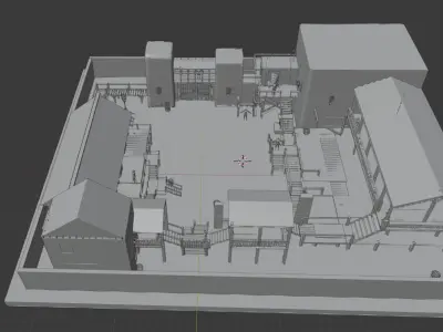GAME OF THRONES ASSETS OF CASTLE BLACK 3D model