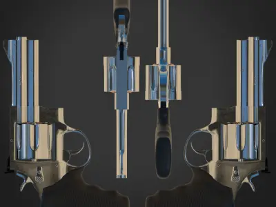 Taurus 44 4 Inch 3D Model 3D model