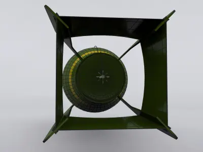 Bomb II WORLD WAR  3D model
