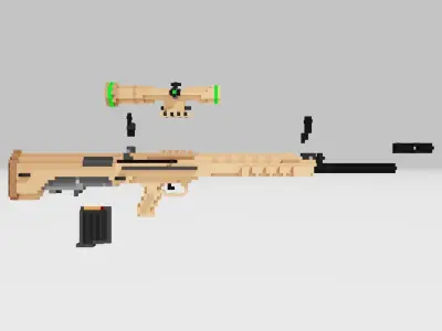 QBU 88 voxel 3D model