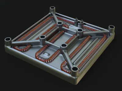Heater Plate Industrial Machine part 3D model