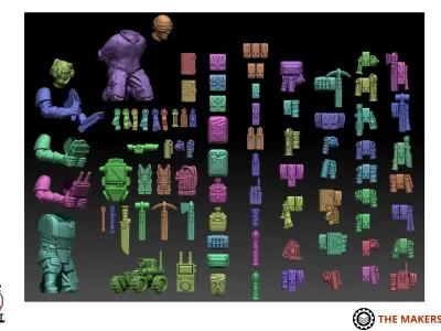 Universal Guard - Bits Pack 3D print model