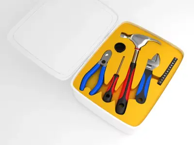 Small tool box 3d model 3D model buy