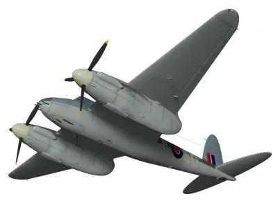 de Havilland DH98 Mosquito MkVI 3D model purchase
