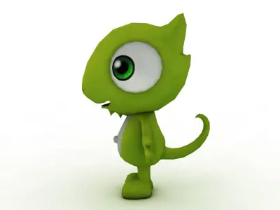 cartoon dinosaur 3D model purchase
