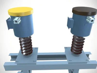 Electric Station Setup 2 3D model