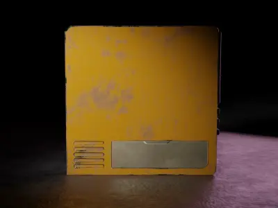 Sci Fi Industrial Console - Control Panel - Game Ready Free low-poly 3D model