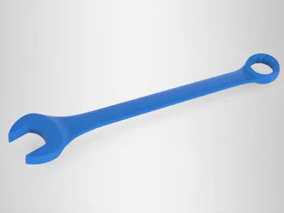 Wrench Tool 3d model and print Low-poly 3D model