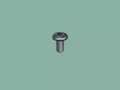 Steel Stained M4 Bolt Allen Pan Head With 4K PBR Texture 3D model