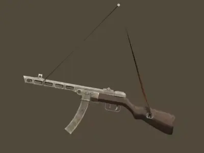 PPS 41 Low poly 3D model Low-poly 3D model