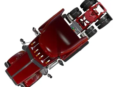 389 Semi Truck 3D model