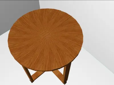  Old Cofee Table 3D model 3D model