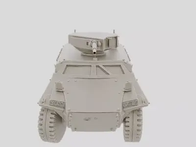 Armored Mine Resistant Vehicle for 3D print 3D model