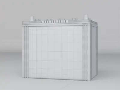 Commercial Vehicle Battery  3D model