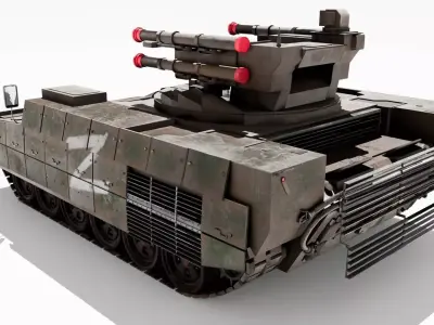 BMP-T Russian 3D model