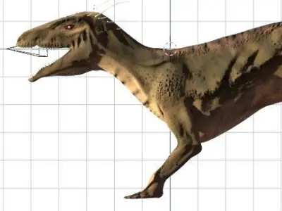 Stylized dino Low-poly 3D model