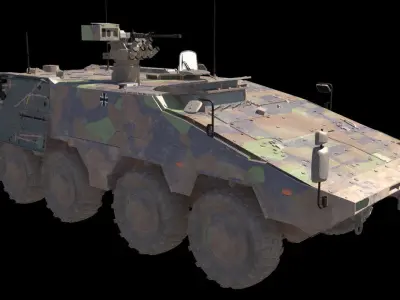 APC Boxer Brown Dirt 3D model