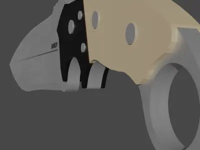 RANDY KNIFE Free low-poly 3D model