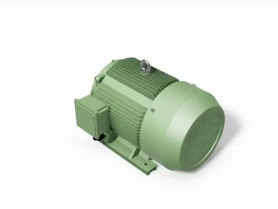 280M B3 Right 2 Pole IEC electric motor - 3D CAD model 3D model