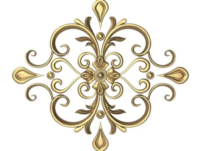  decorative pattern ready for 3D printing 3D model 494