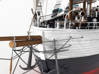FRAM Historical Ship 3D model