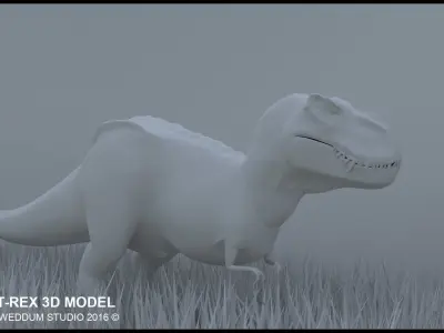 T-Rex tyrannosaurus rex Free 3D model