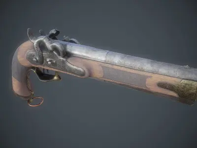 Double trouble Low-poly 3D model