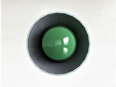 signal light green 3D model