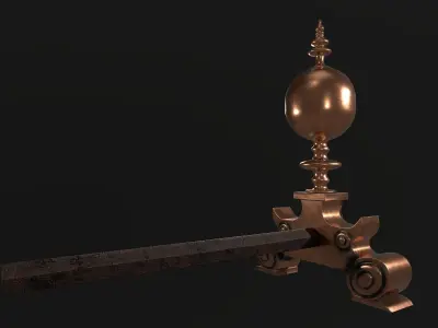 Ornament 01 Low-poly 3D model
