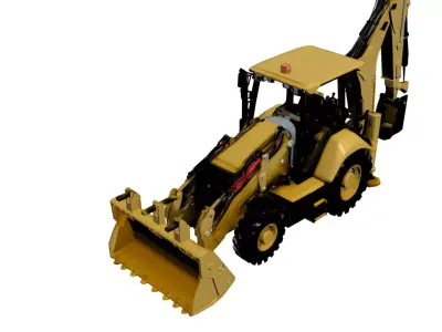 Industrial Wheel Loader Model Heavy Duty Construction Machine 01 3D model