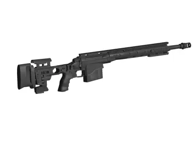 Remington MSR Sniper Rifle 3D model