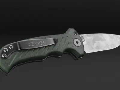 Gerber Auto Knife Free 3D model