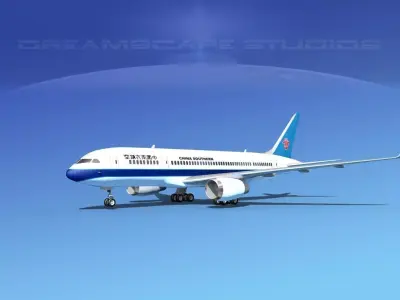 Boeing 787-8 China Southern 3D model