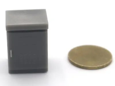 HO Traffic cabinet security train model  3D print model