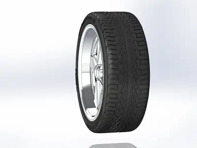 Custom wheels US Mags TransAm for your scale model 3D print model