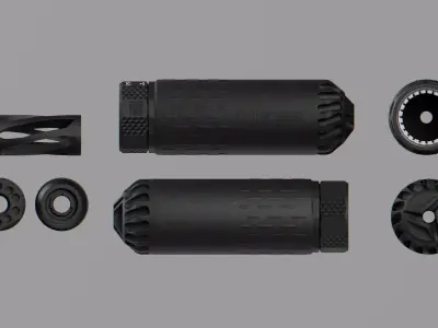 HUXWRX Flow556K L Low-poly 3D model