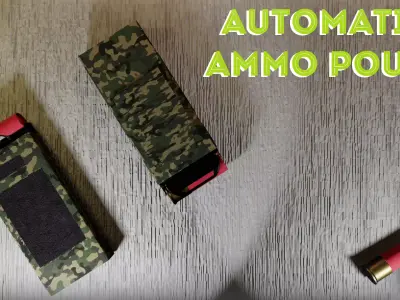 Automatic Ammo Pouch Low-poly 3D model