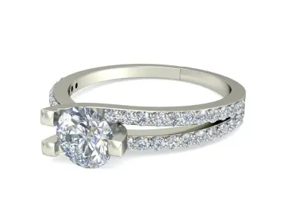 Wedding Ring  3D print model 113