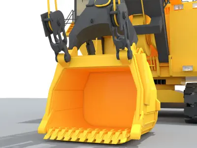  Rope Shovel 3D model 3D model