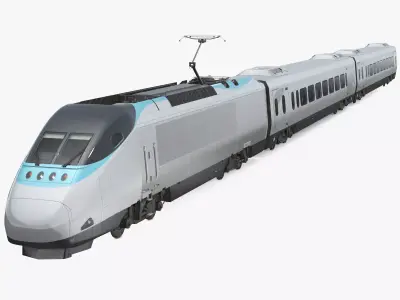 Express Train Standard 3D model