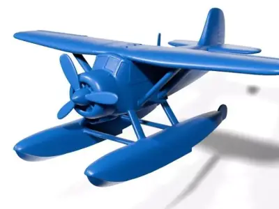 Seaplane 3D print model