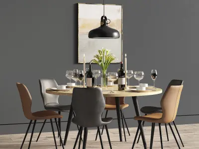 Dinning Set 27 3D model