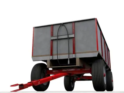 Montgomery Ward Wagon 3D model